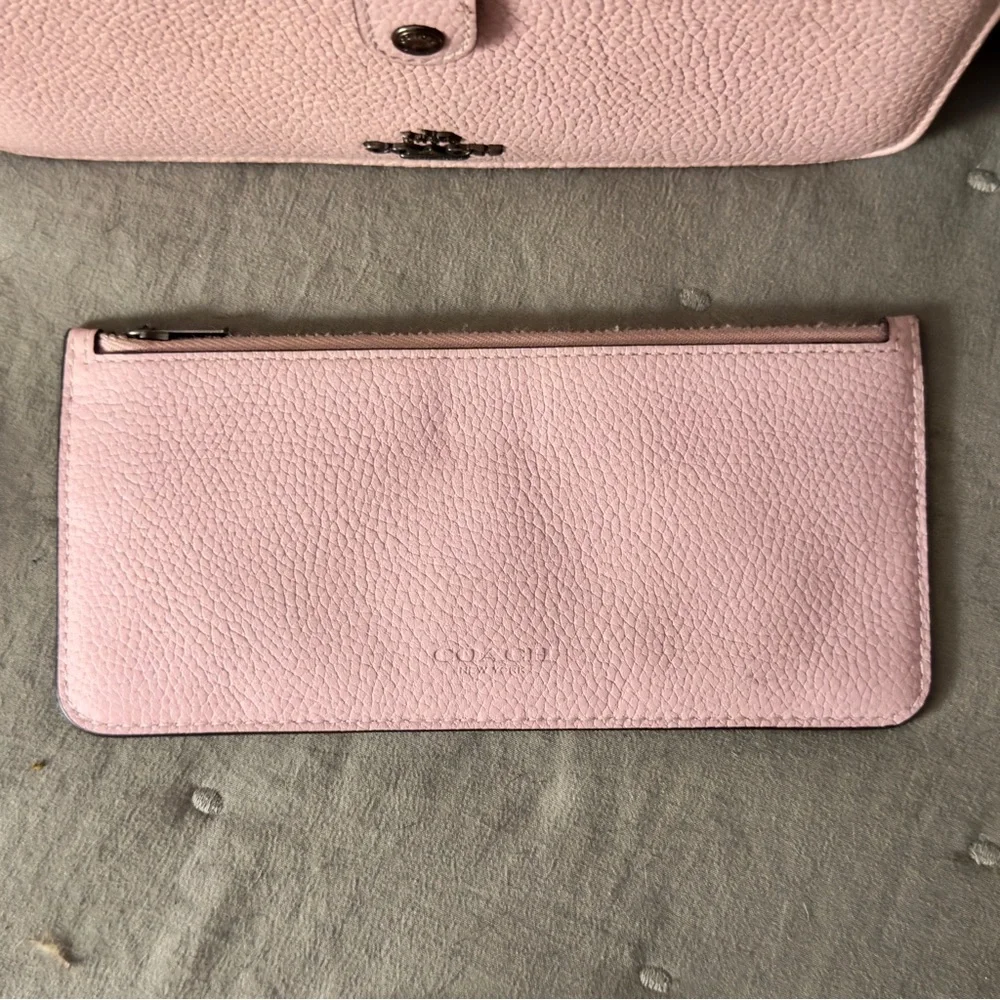 Coach Noa Pop-up light pink pebbled leather crossbody bag Women’s purse - Picture 6 of 7